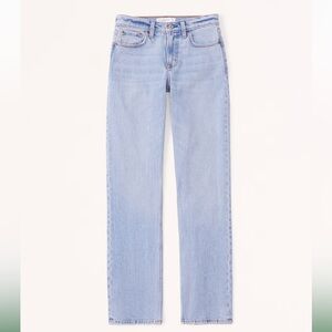 ABERCROMBIE Mid Rise 90s Straight Jean